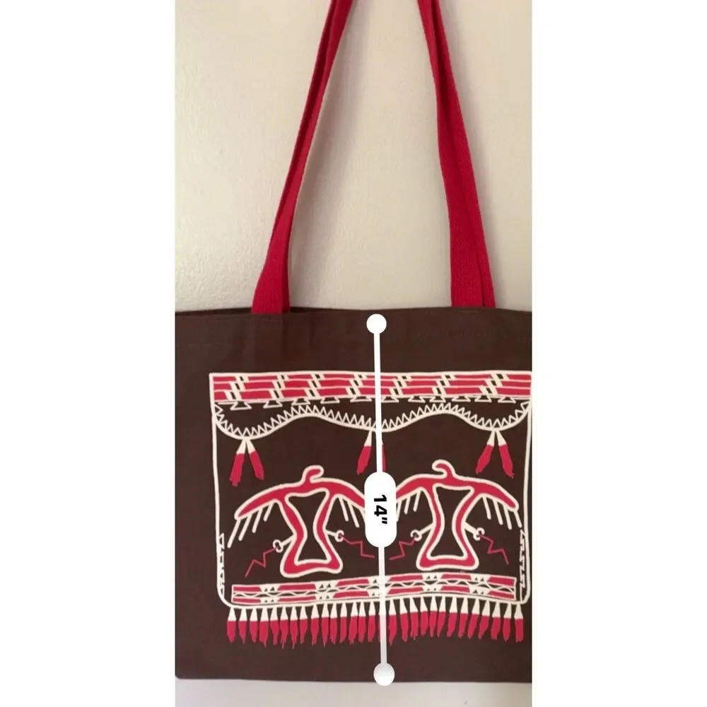 The Wandering Bull Thunderbird canvas tote bag